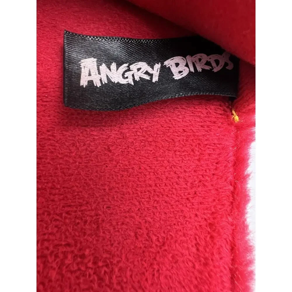 Angry Birds Slippers Child’s Red Bird Plush Size Large (4-5)